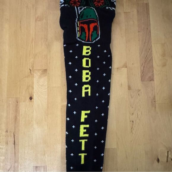 Star Wars Boba Fett Bounty Hunter Ugly Christmas Holiday Sweater Top Size M - Picture 5 of 5